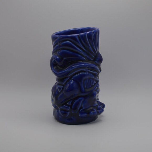 Tiki Farm 2001 Blue 5 inch Tiki (Drew Brophy Shellhead) - Picture 4 of 6